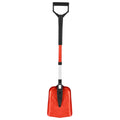 Snow Shovel for Driveway, 22cm Foldable Snow Shovel with D-shaped Handle, , 36-40 in Adjustable, Lightweight Aluminum Alloy Snows Removal Tool, Reduce Back Strains for Garden Car Camping