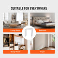 Acrylic End Table 2pc C-Shaped Clear Side Tables Living Room
