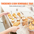3-Tier Acrylic Bakery Display Case Donut Cake Cookie Countertop