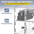 Acrylic Phone Locker Storage Cabinet 20 Slots w/ Keys Clear