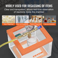 2 Gallon Vacuum Chamber Acrylic Degassing Resin Silica