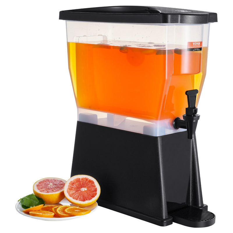 Beverage Dispenser 3 Gallon Plastic Juice Water Drink Dispenser w Tap