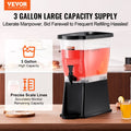 Beverage Dispenser 3 Gallon Plastic Juice Water Drink Dispenser w Tap