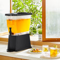 Beverage Dispenser 3 Gallon Plastic Juice Water Drink Dispenser w Tap
