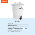 Beverage Dispenser 5 Gallon Plastic Juice Water Drink Dispenser Tap