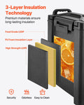 Beverage Dispenser 19L Hot Cold Twin Pack Black Spigot Handle