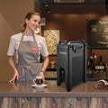Beverage Dispenser 19L Hot Cold Twin Pack Black Spigot Handle