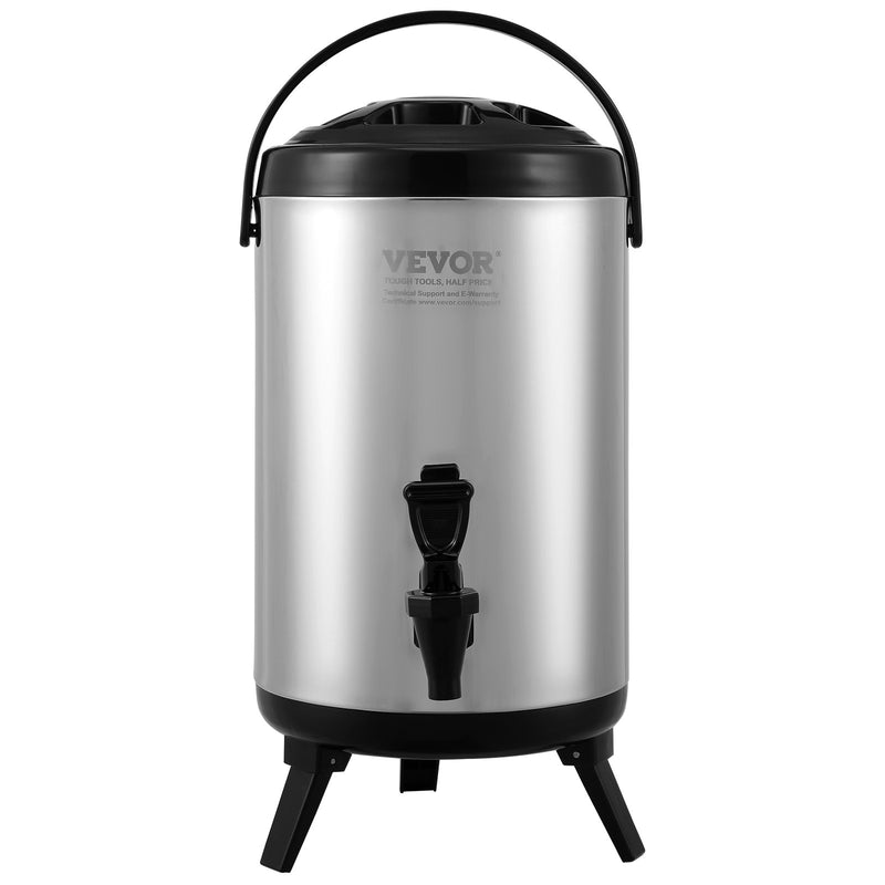 Stainless Steel Insulated Beverage Dispenser 7.6L Hot Cold