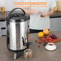 Stainless Steel Insulated Beverage Dispenser 7.6L Hot Cold