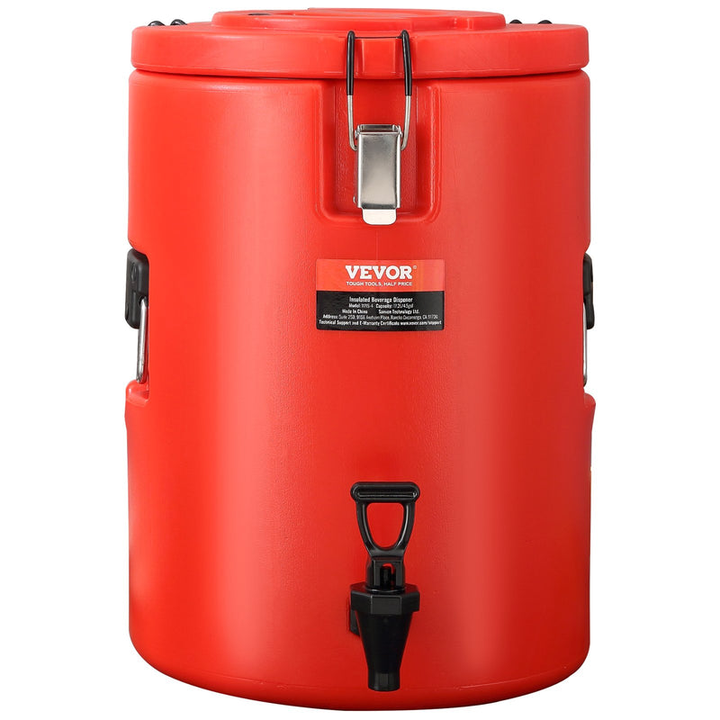 Stainless Steel Insulated Beverage Dispenser 17.2L Hot Cold
