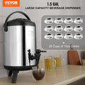 Stainless Steel Insulated Beverage Dispenser 6L Hot Cold Drink