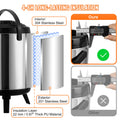 Stainless Steel Insulated Beverage Dispenser 6L Hot Cold Drink