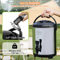 Stainless Steel Insulated Beverage Dispenser 6L Hot Cold Drink