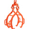 36in Log Lifting Tongs, 4-Claw Log Tongs, Heavy Duty Steel Log Grapple, 3300LBS Lifting Capacity, Swivel Log Graper Timber, Eagle Claw Design, Log Skidding Tongs for Trucks, Tractors, Forklifts