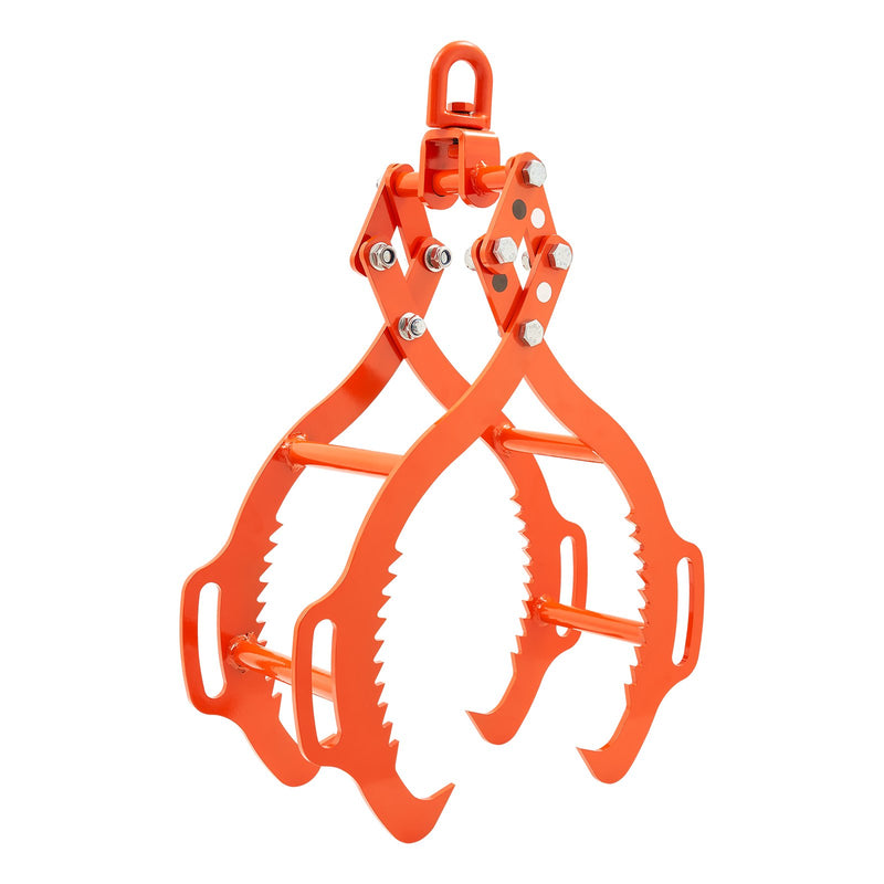 Log Lifting Tongs 36in 4-Claw 3300LBS Heavy Duty Steel