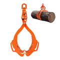 Log Lifting Tongs 36in 4-Claw 3300LBS Heavy Duty Steel