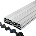 Spring Wire Lock Channel 2m Greenhouse Shade Cloth Film Attachment 20pk