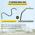 Spring Wire Lock Channel 2m Greenhouse Shade Cloth Film Attachment 20pk