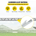 Spring Wire Lock Channel 2m Greenhouse PE Coated Aluminum 50 Pack