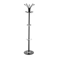 Freestanding Coat Rack Metal 14 Hooks Umbrella Holder Marble Base