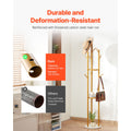 Coat Rack, Freestanding Coat Rack Stand with Quartz Stone Base & 9 Hooks, Free Standing Hall Coat Tree for Entryway, Bedroom, Office, Living Room, Modern Clothes Hanger for Coat, Hat, Scarf, Bag