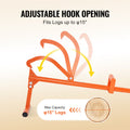 Timberjack 46.5in 4in1 Steel Log Lifter Cant Hook Roller