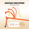 Timberjack, 48 in, Heavy Duty Log Lifter with Metal Handle, Log Roller with Adjustable Cant Hook, Logging Tools Log Jack for Logs Ups to 15