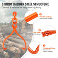 Log Skidding Tongs 45.7cm 2 Claw 350kg Heavy Duty Steel