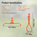 Log Skidding Tongs 45.7cm 2 Claw 350kg Heavy Duty Steel