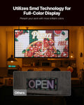 LED Scrolling Sign 27x14in P5 Full Colour Programmable Digital