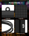 LED Scrolling Sign 27x14in P5 Full Colour Programmable Digital