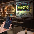 LED Scrolling Sign 27x14in P5 Full Colour Programmable Digital