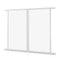 RV Screen Door Protector 800x724mm Pet Mesh White Aluminum