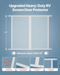 RV Screen Door Protector 660x610mm Pet Guard Mesh White