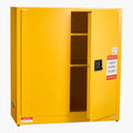 Flammable Cabinet 29 Gallon Yellow Steel Storage Adjustable Shelf