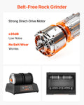 Rock Tumbler 8lb Double Barrel 4 Speed 9-Day Timer Polisher Kit