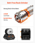 Rock Tumbler Kit 3lb 4 Speed 9 Day Polishing Timer Gemstones Grits