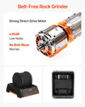 Rock Tumbler 0.45kg 4-Speed Polishing Machine w/ Timer & Motor Kit