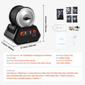 Rock Tumbler Kit, 4 lbs Rock Polishing Kit, 9 Speed Settings 9-Day Polishing Timer Stone Polishing Kit, Rock Polisher with Rough Gemstones and Polishing Grits, Rock Polisher for Kids Adults