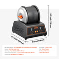 Rock Tumbler 4lbs 9 Speed Polish Machine Steel 9-Day Timer Kit