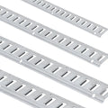 E Track Tie-Down Rail Kit 24PCS 1524mm Steel Rails O-Rings D-Ring 816kg