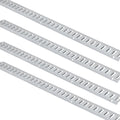 E Track Tie-Down Rail Kit 24PCS 1524mm Steel Rails O-Rings D-Ring 816kg