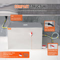 Grease Trap 40LB 10GPM Stainless Steel Under Sink Oil Separator