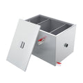 Grease Trap 40LB 10GPM Stainless Steel Under Sink Oil Separator