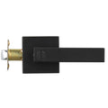 Privacy Door Handle Matte Black Lever Keyless Lock Left Right