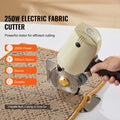 Fabric Cutter, 250W Electric Rotary Fabric Cutting Machine, 1.1