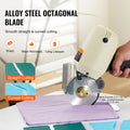 Fabric Cutter, 250W Electric Rotary Fabric Cutting Machine, 1.1