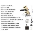 Fabric Cutter, 250W Electric Rotary Fabric Cutting Machine, 1.1