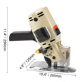 Fabric Cutter, 250W Electric Rotary Fabric Cutting Machine, 1.1