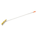 Landscape Rake, 914 mm Wide Head 3380 mm Handle, Large Heavy Duty Aluminum Landscaping Leaf Rake Tool, Asphalt Level for Loosening Soil, Garden & Yard, Pond Gravel & Beach Lawn Care, 15.8m Rope